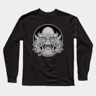 Oni From the Black Lagoon (Dark) Long Sleeve T-Shirt